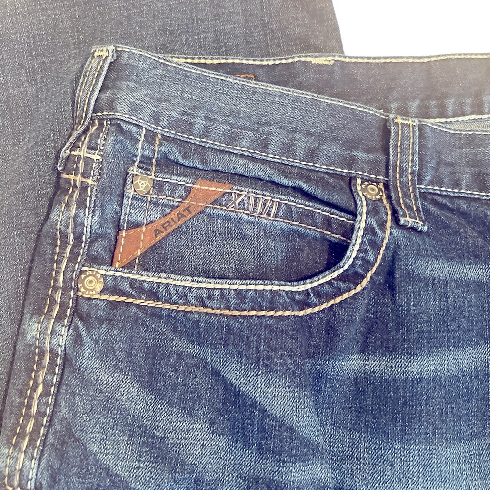 ARIAT | BIG & TALL MEN’s M4 ADKINS TURNOUT BOOT CUT JEANS Size 44 - Picture 4 of 7